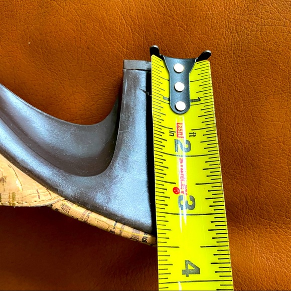 🦋Croft & Barrel heel sandals cork gold Sz 10 - Picture 9 of 10